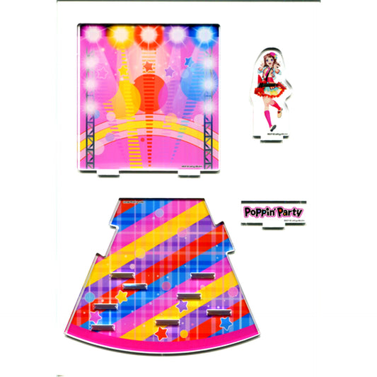 Poppin'Party BanG Dream! National POP UP STORE TOUR 2020 in LOFT Acrylic Diorama Starter Kit [USED]