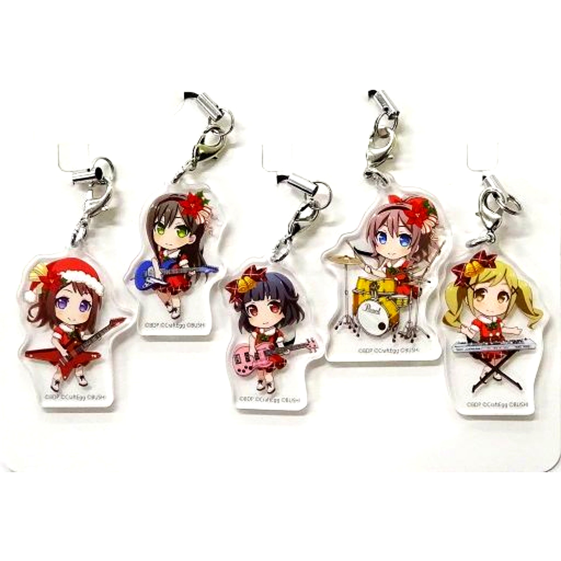 Poppin'Party BanG Dream! Girls Band Party! Clear Strap Christmas Outfit 2018 Christmas Cake Bonus [USED]