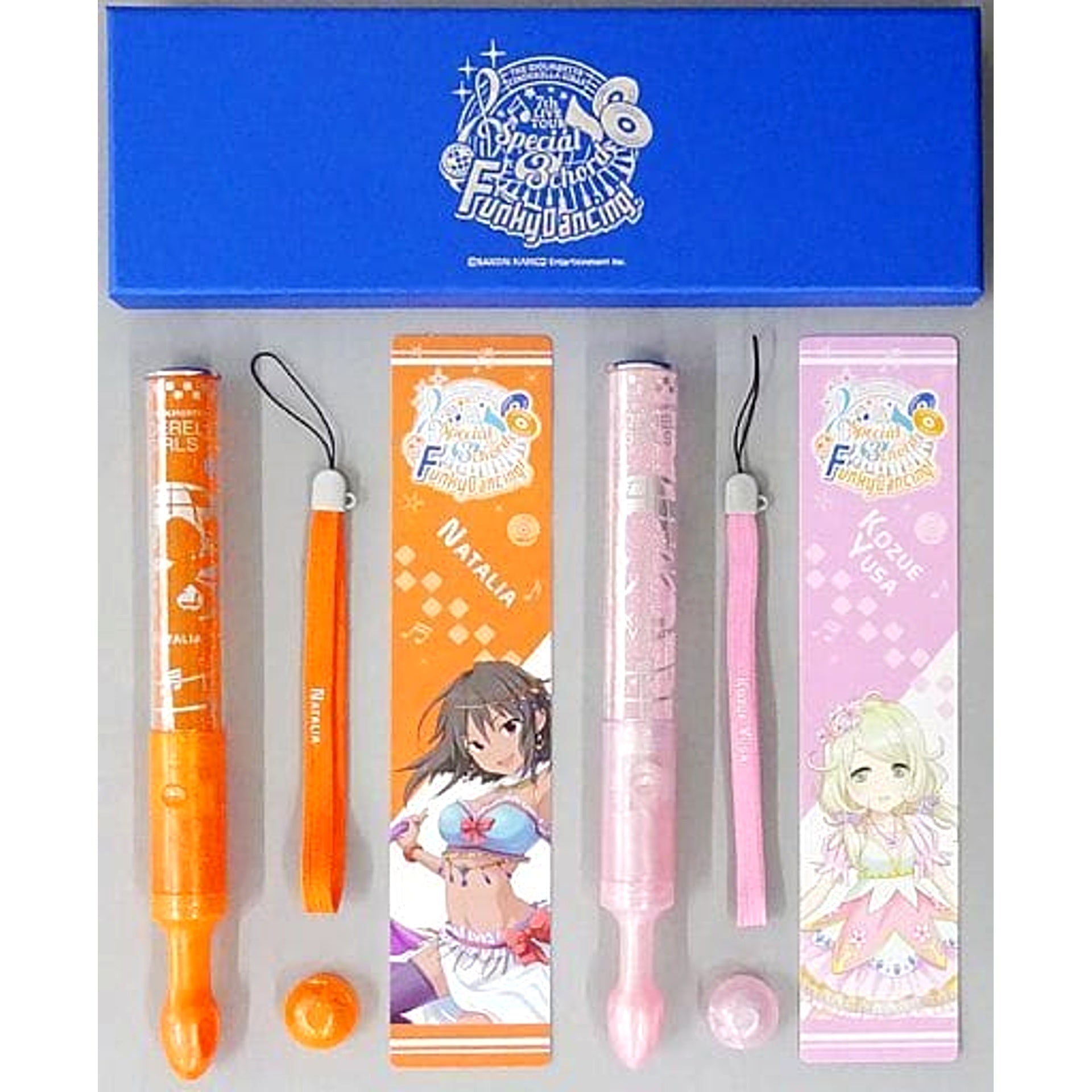 THE IDOLM@STER Cinderella Girls Funky Dancing! Set of 2 Official Concert Light Asobi Store Limited Blu ray 7thLIVE TOUR Special 3chord Funky Dancing! at NAGOYA DOME Special Edition Purchase Bonus [USED]