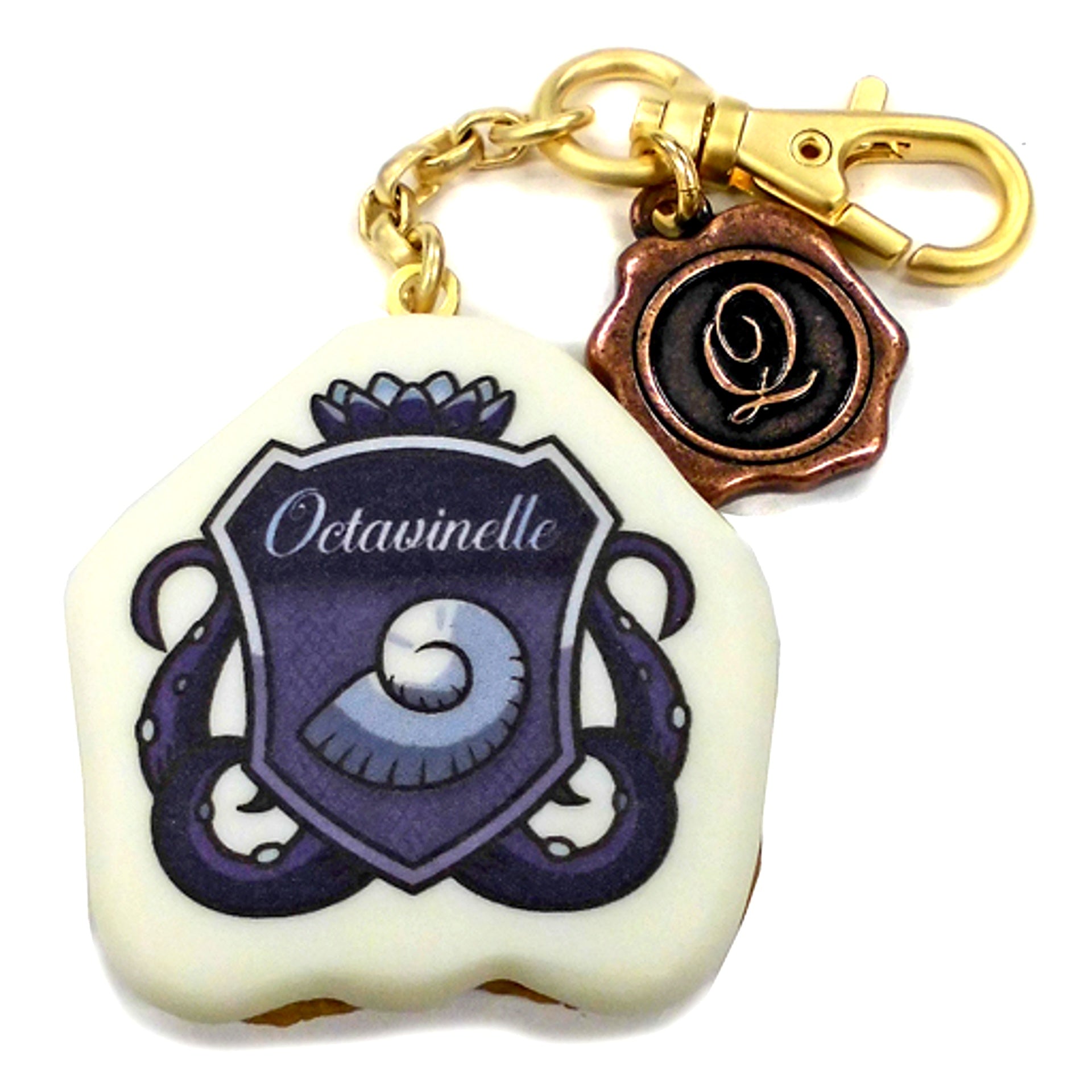 Octavinelle Dorm Q-pot. x Disney Twisted-Wonderland Sugar Cookie Bag Charm [USED]