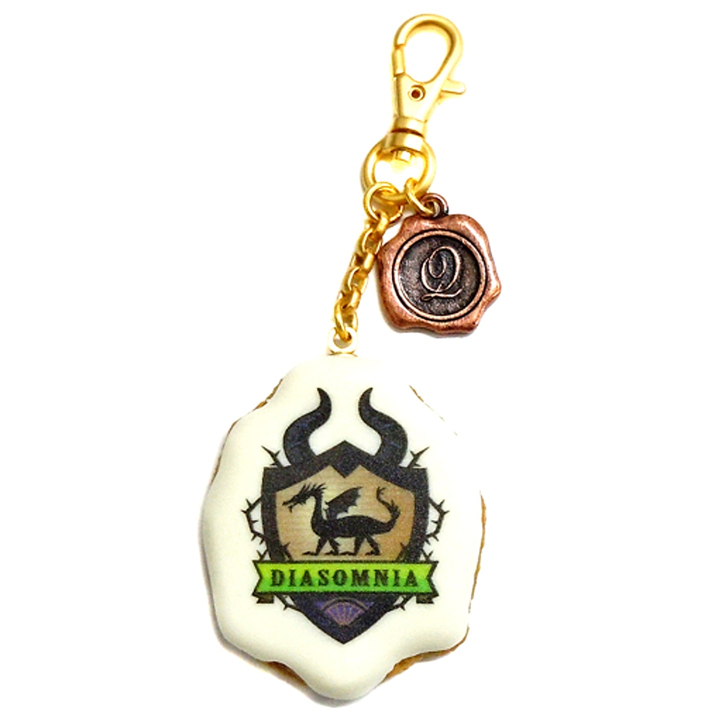 Diasomnia Dorm Q-pot. x Disney Twisted-Wonderland Sugar Cookie Bag Charm [USED]