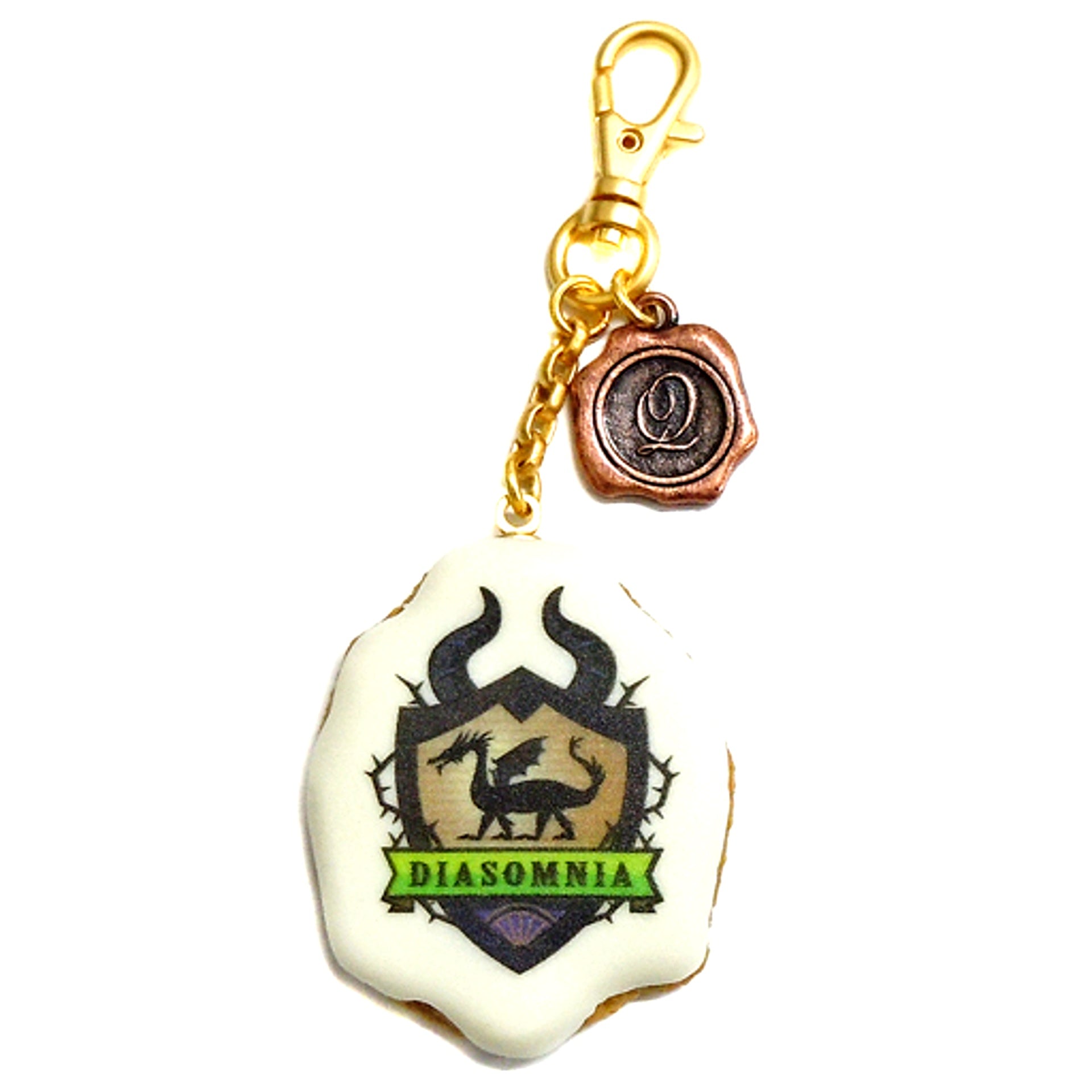 Diasomnia Dorm Q-pot. x Disney Twisted-Wonderland Sugar Cookie Bag Charm [USED]