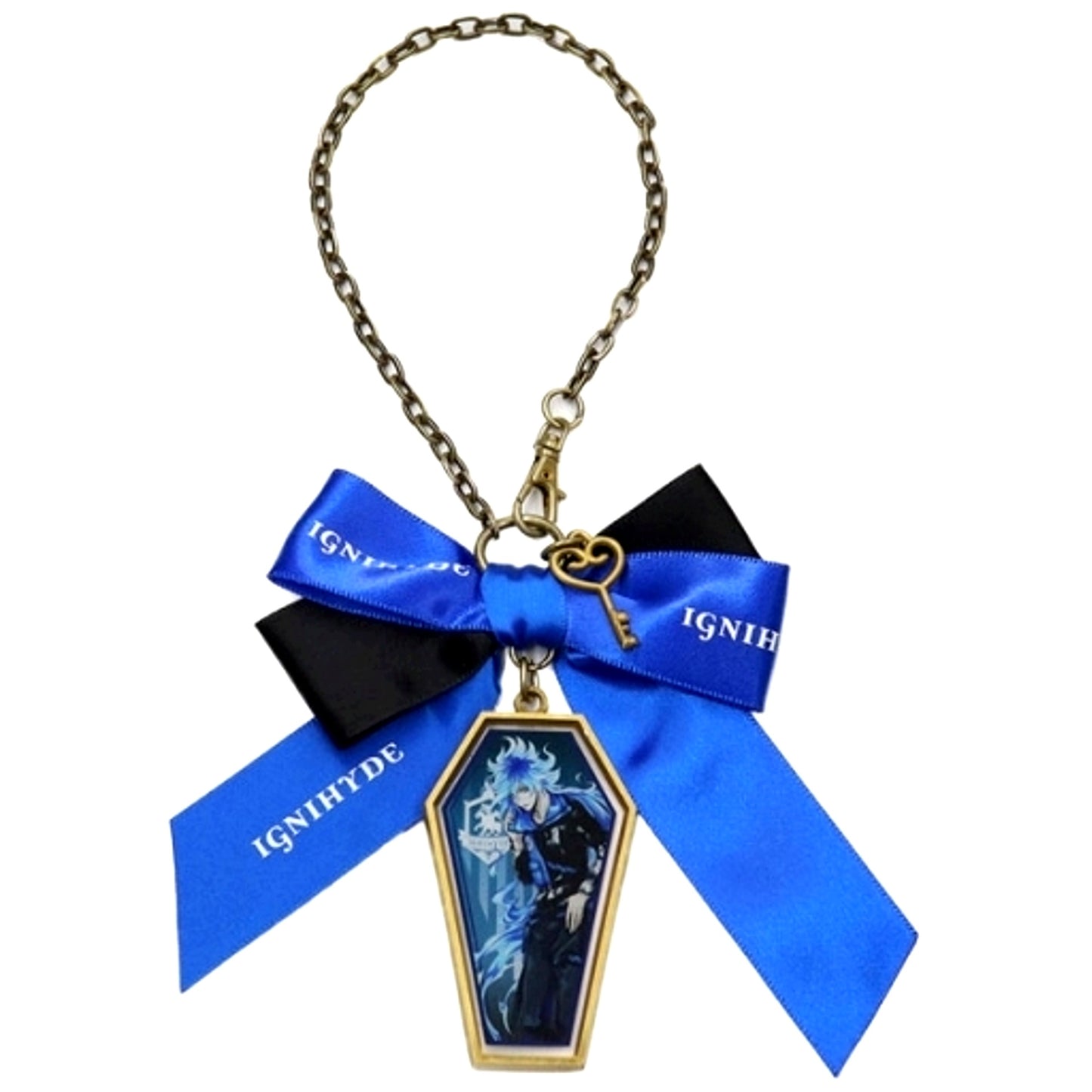 Idia Shroud Disney Twisted-Wonderland Ribbon Bag Charm [USED]