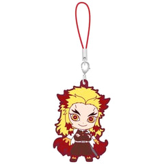 Kyojuro Rengoku Demon Slayer: Kimetsu no Yaiba Metsu! Capsule Rubber Mascot 3 [USED]