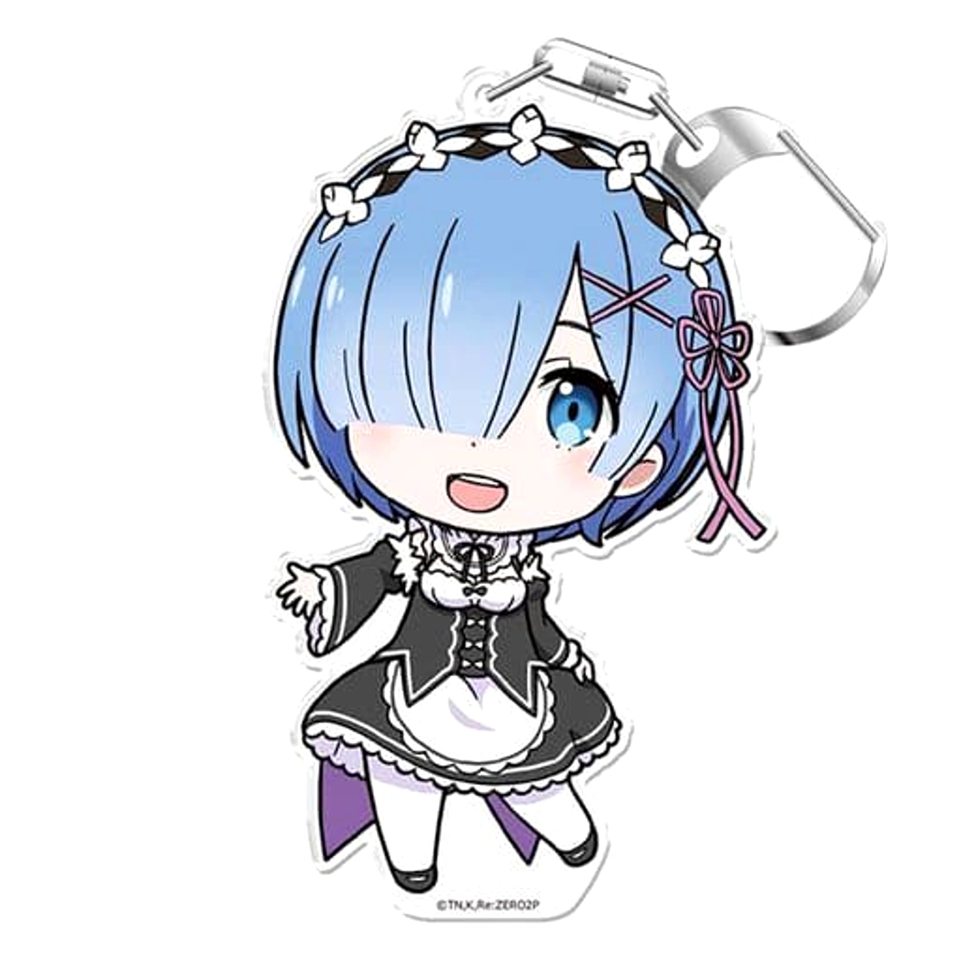 Re:ZERO -Starting Life in Another World- Rem with Stand Punicolle! Keychain with Stand Keychains [USED]