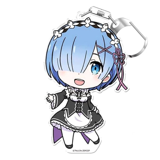 Re:ZERO -Starting Life in Another World- Rem with Stand Punicolle! Keychain with Stand Keychains [USED]