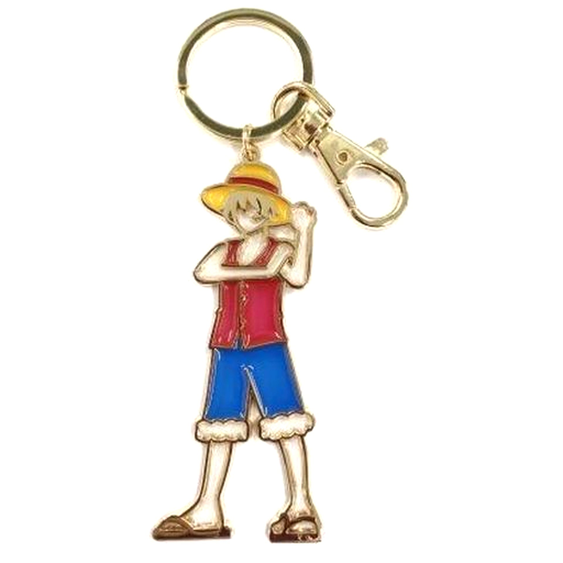 Monkey D. Luffy East Blue Ver. One Piece Stained Glass Style Keychain [USED]
