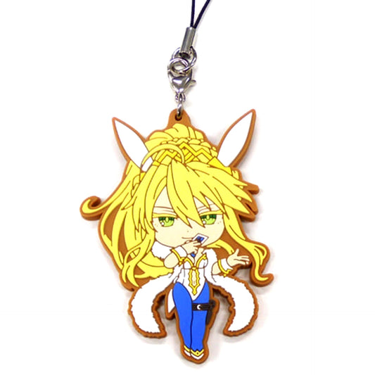 Fate/Grand Order Ruler/Artoria Pendragon Ichiban Kuji Swimsuit Swordmasters Seven-Colored Showdown! Rubber Charm Kyunchara Illustrations Prize G Keychains [USED]
