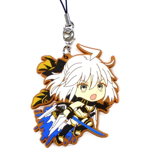 Fate/Grand Order Assassin / Soji Okita Ichiban Kuji Swimsuit Swordmasters Seven-Colored Showdown! Rubber Charm Kyunchara Illustrations Prize G Keychains [USED]