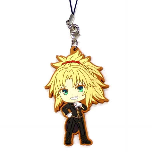 Fate/Grand Order Saber/Mordred Ichiban Kuji Swimsuit Swordmasters Seven-Colored Showdown! Rubber Charm Kyunchara Illustrations Prize G Keychains [USED]