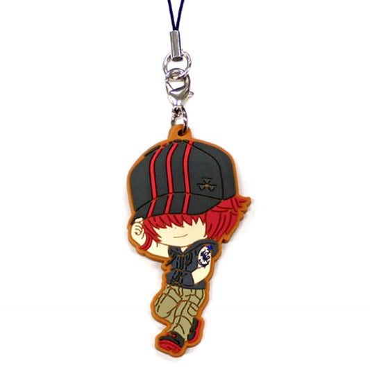 Fate/Grand Order Assassin/Kotaro Fuma Ichiban Kuji Swimsuit Swordmasters Seven-Colored Showdown! Rubber Charm Kyunchara Illustrations Prize G Keychains [USED]