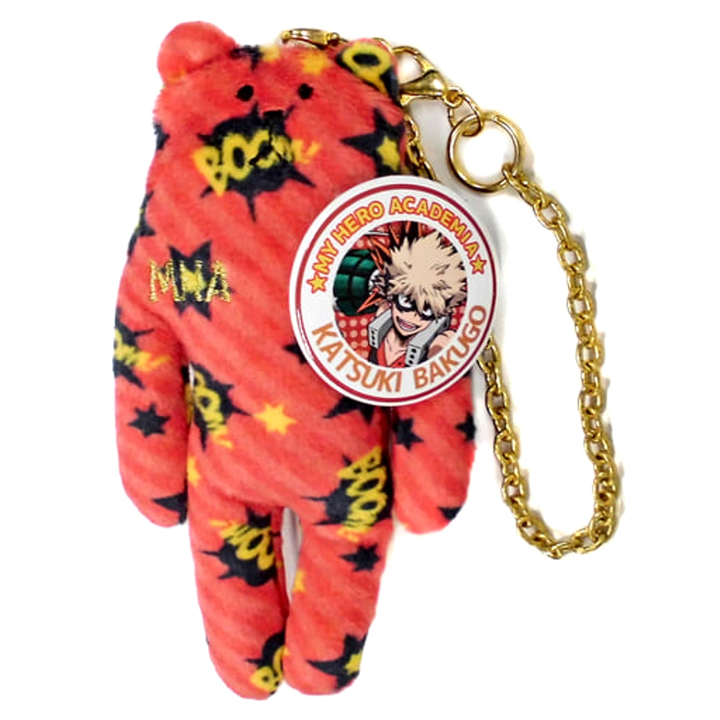 Craftholic x My Hero Academia Katsuki Bakugo Benefit Ver. Plush Toy Mascot with Can Badge animate Limited Box Purchase Privilege Buttons [USED]