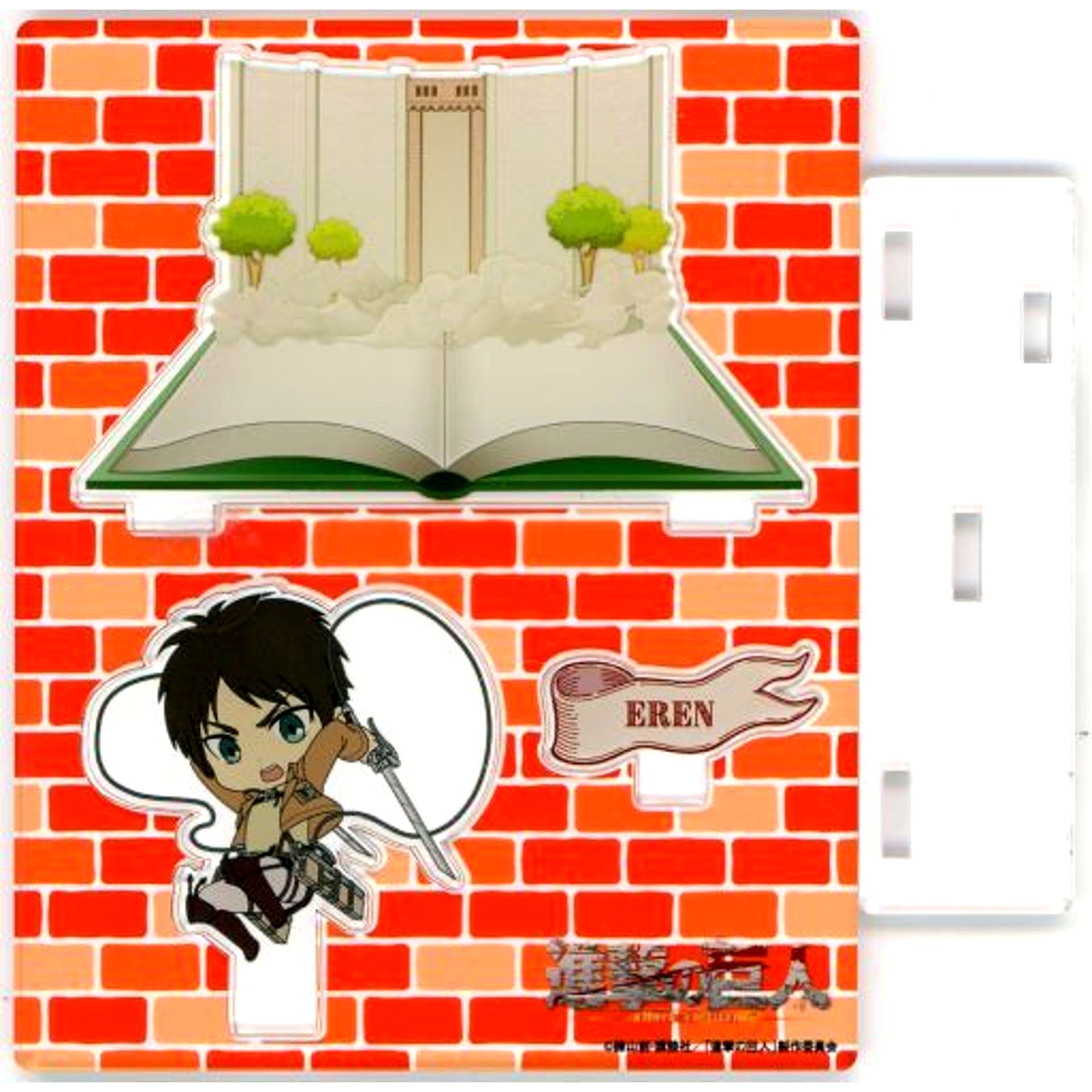 Eren Yeager Pop-up Book Acrylic Stand Attack on Titan Fair in Bundo Animega [USED]