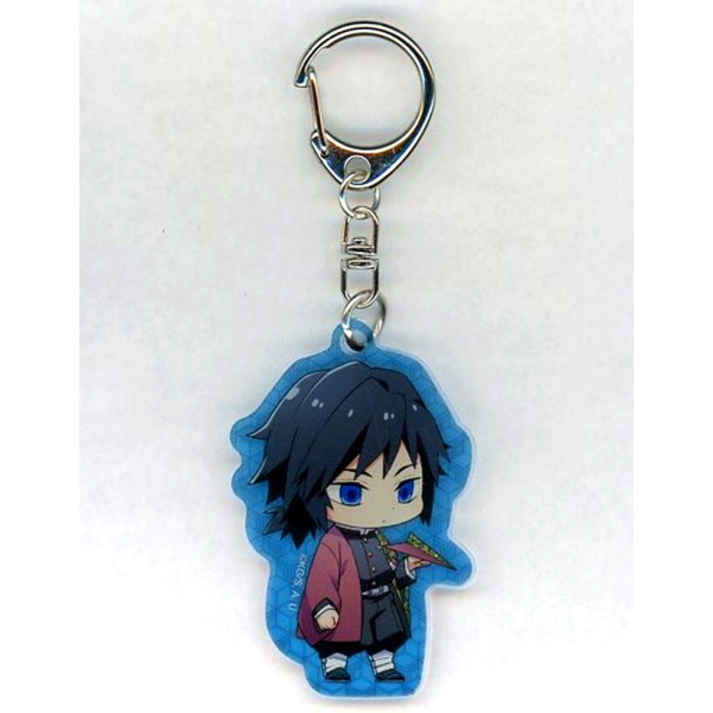 Giyu Tomioka Demon Slayer Kimetsu no Yaiba Narita Anime Deck Acrylic Keychain Part 1 Paper Airplane Ver [USED]
