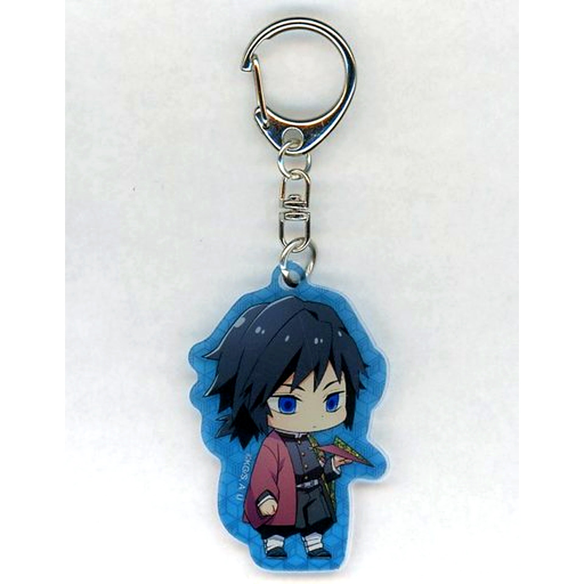 Giyu Tomioka Demon Slayer Kimetsu no Yaiba Narita Anime Deck Acrylic Keychain Part 1 Paper Airplane Ver [USED]