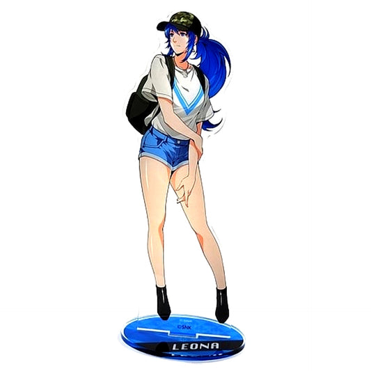 Leona Heidern THE KING OF FIGHTERS BIG Acrylic Stand Illustration Shopping Ver. [USED]