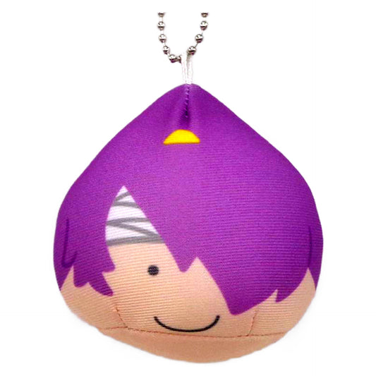 Gintama X Sanrio Characters Shinsuke Takasugi Omanjuu Niginigi Mascot Keychains [USED]