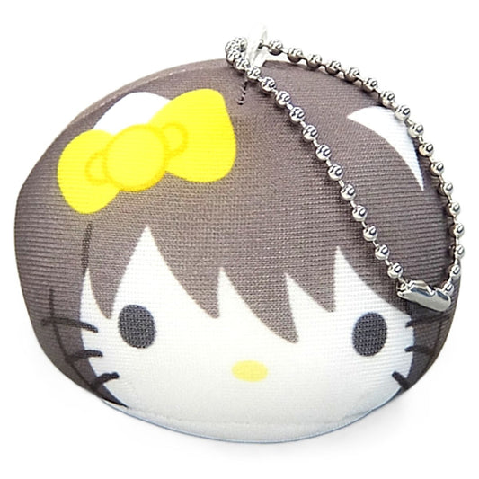 Gintama X Sanrio Characters Kotarou Katsura Omanjuu Niginigi Mascot Keychains [USED]