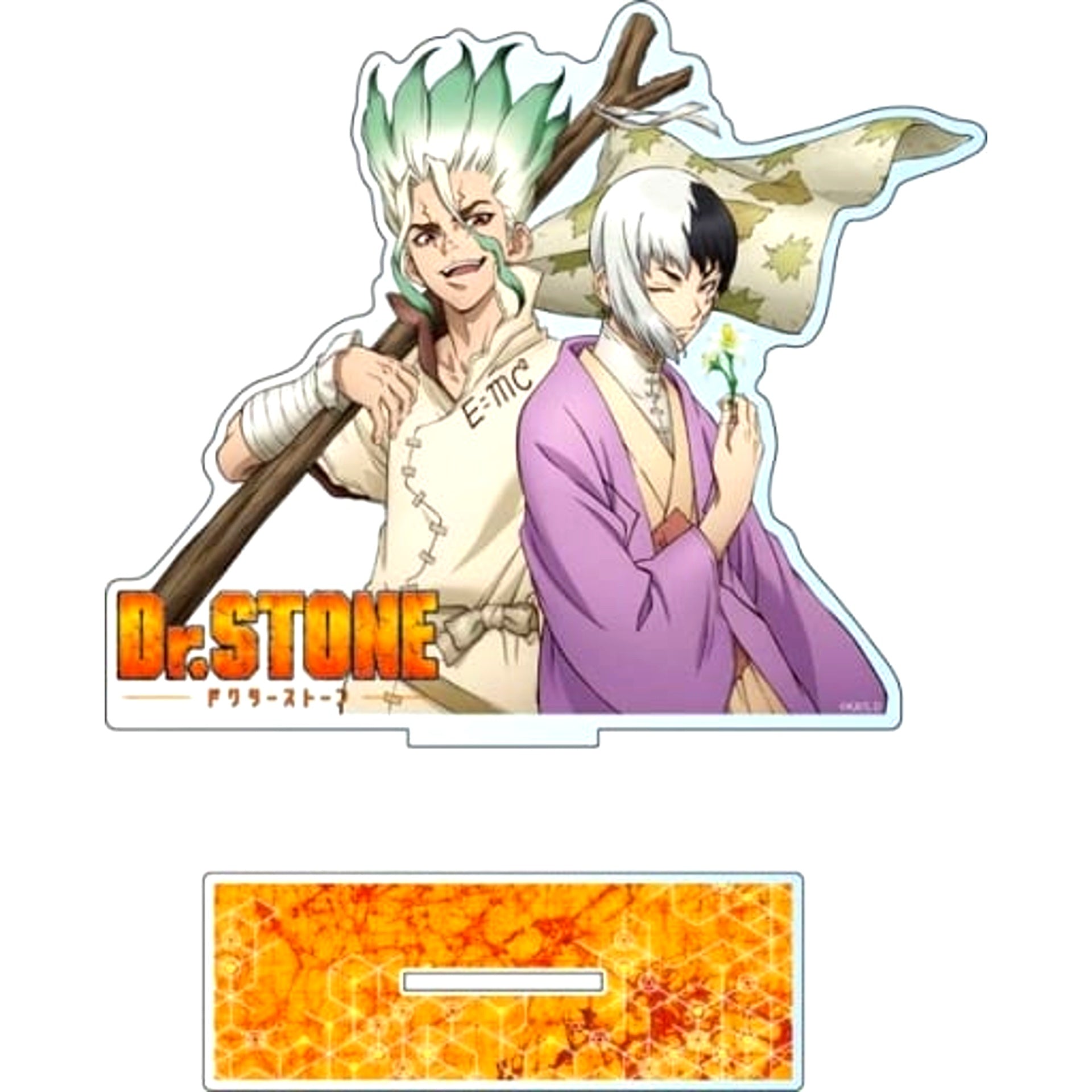 Senku and Gen Dr. STONE BIG Acrylic Stand [USED]