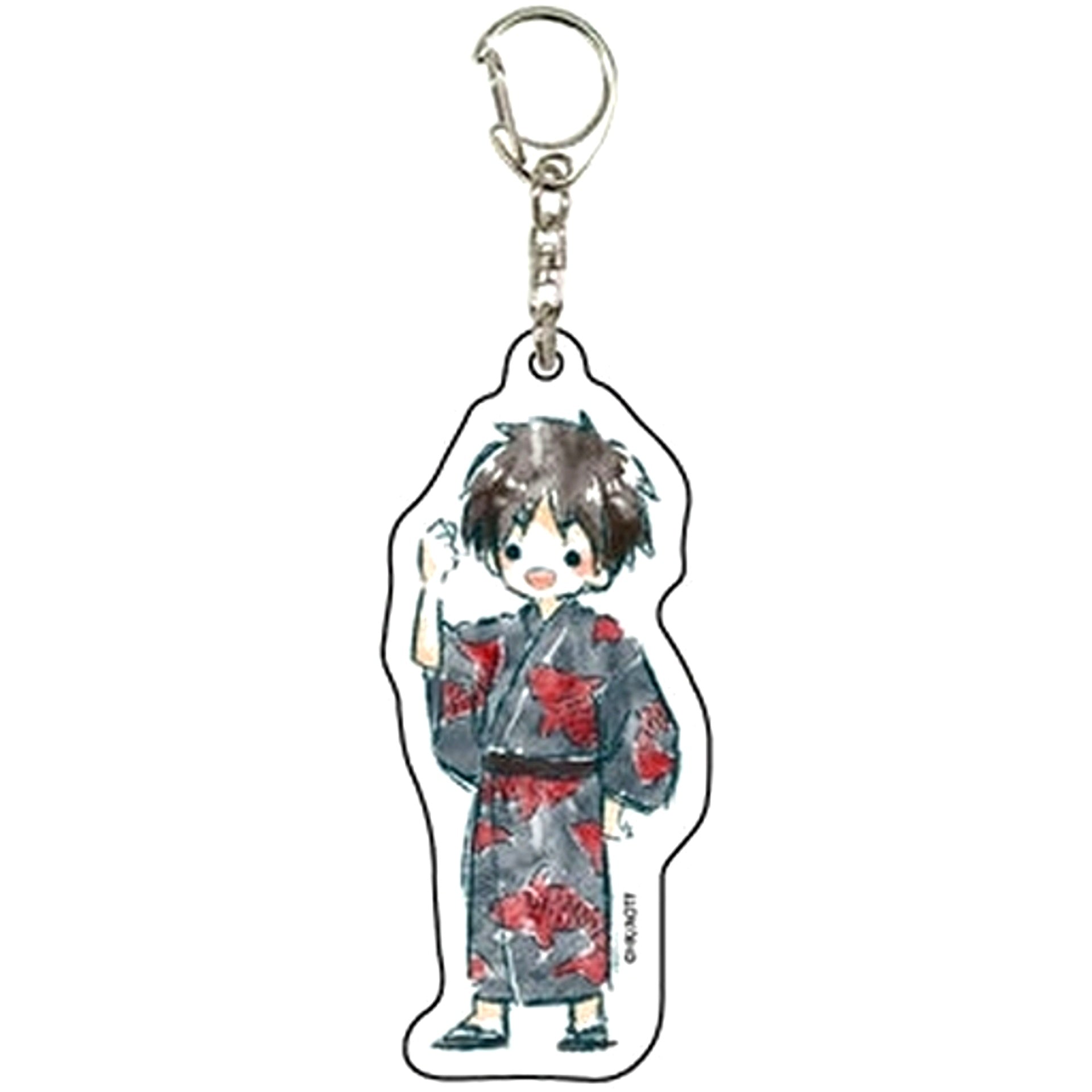 Eren Yeager Attack on Titan Acrylic Keychain 05 Yukata Ver. GraffArt Design [USED]