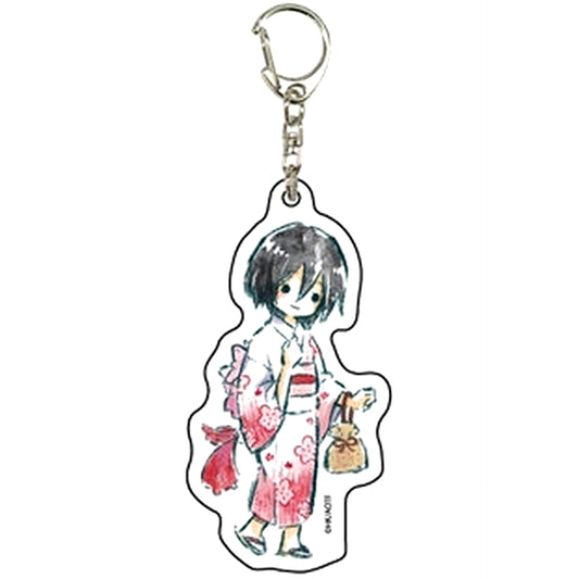 Mikasa Ackerman Attack on Titan Acrylic Keychain 05 Yukata Ver. GraffArt Design [USED]
