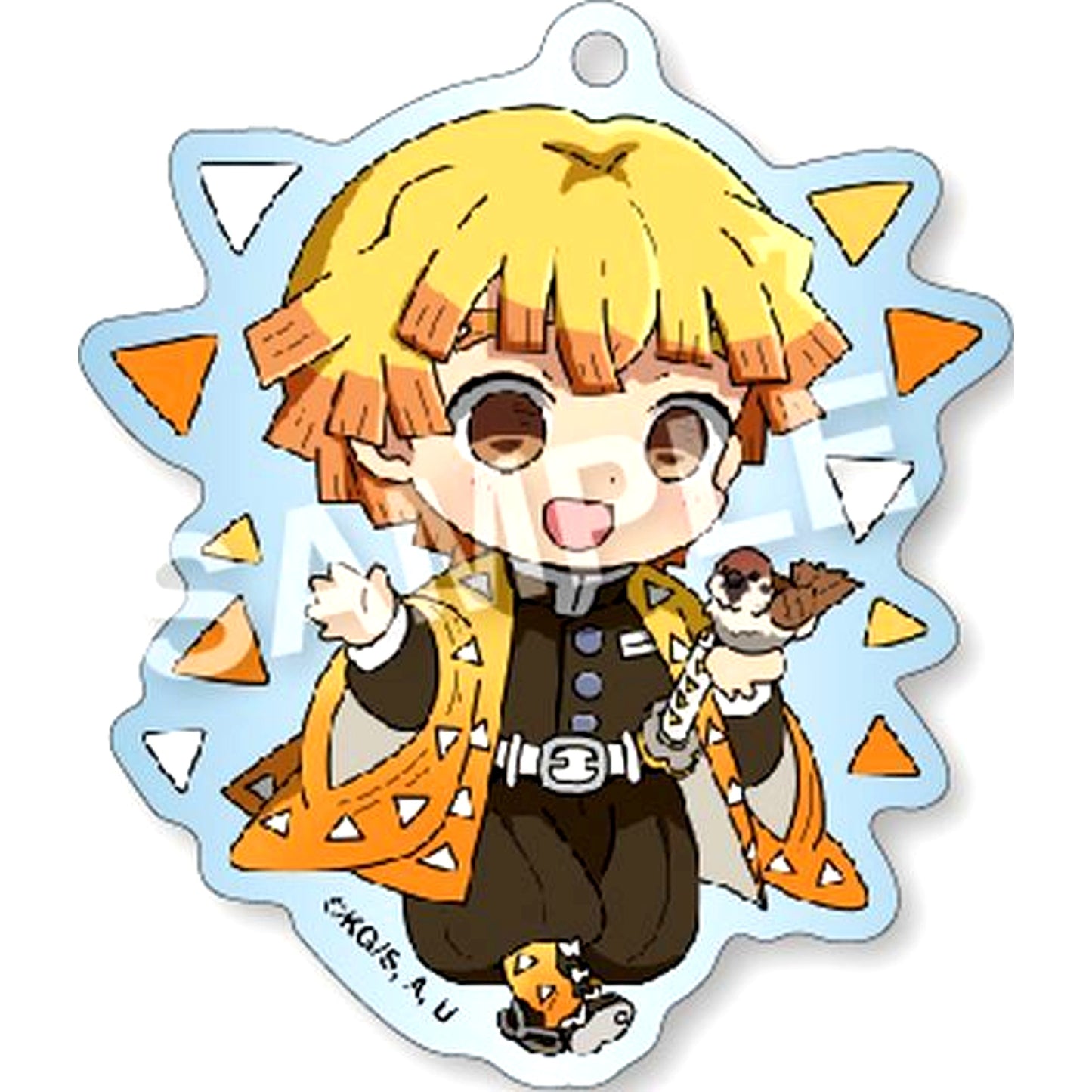 Zenitsu Agatsuma Demon Slayer Eforme Decotto Acrylic Ball Chain Vol.4 [USED]