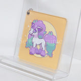 Gararuponita Pokemon Acrylic Mirror Charm Collection HELLO PONYTA Pokemon Center Limited Key Ring  [USED]