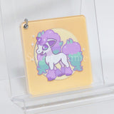 Gararuponita Pokemon Acrylic Mirror Charm Collection HELLO PONYTA Pokemon Center Limited Key Ring  [USED]