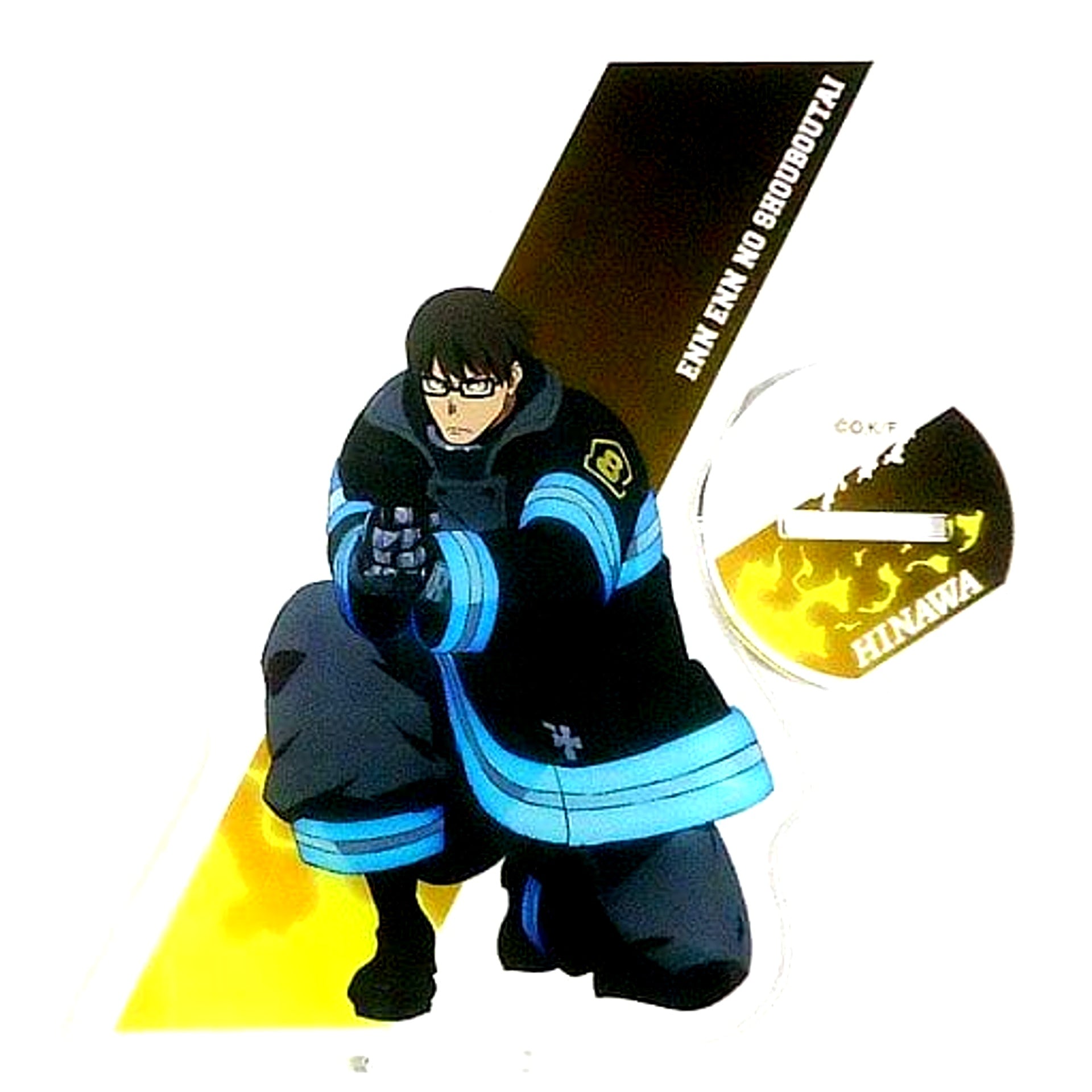 Takehisa Hinawa Fire Force Newly Drawn Acrylic Stand POP UP STORE in Ikebukuro PARCO [USED]