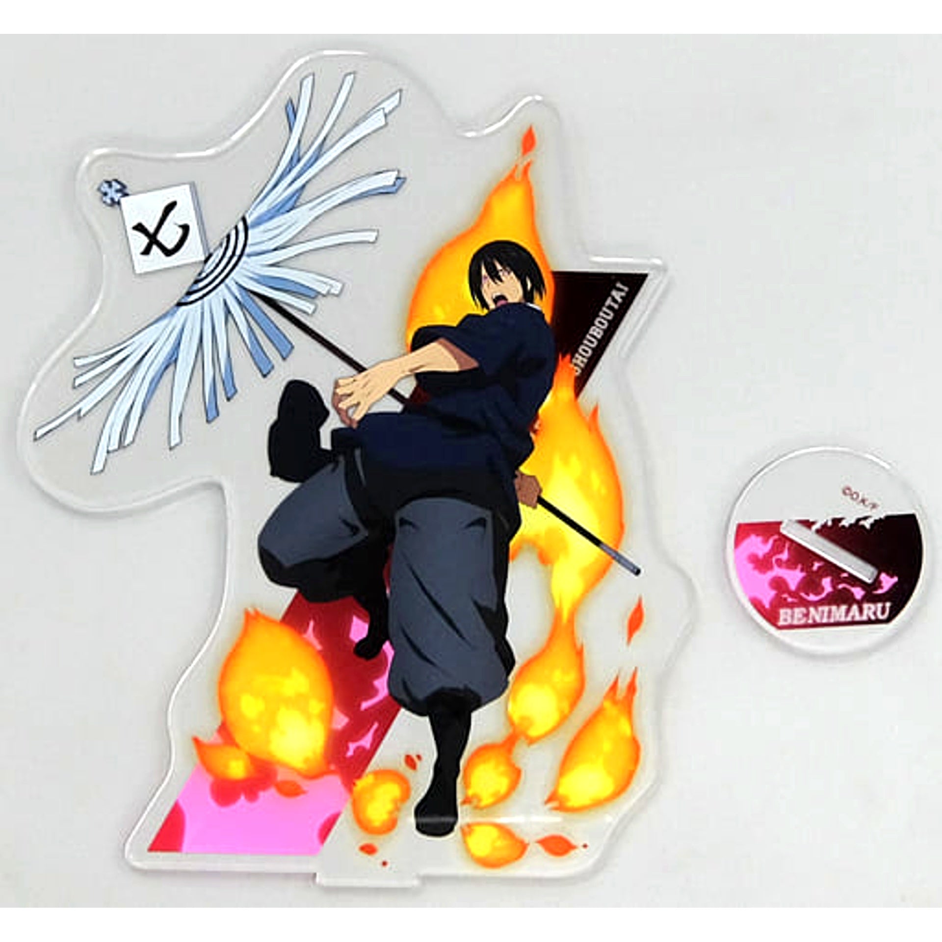 Benimaru Shinmon Fire Force Newly Drawn Acrylic Stand POP UP STORE in Ikebukuro PARCO [USED]