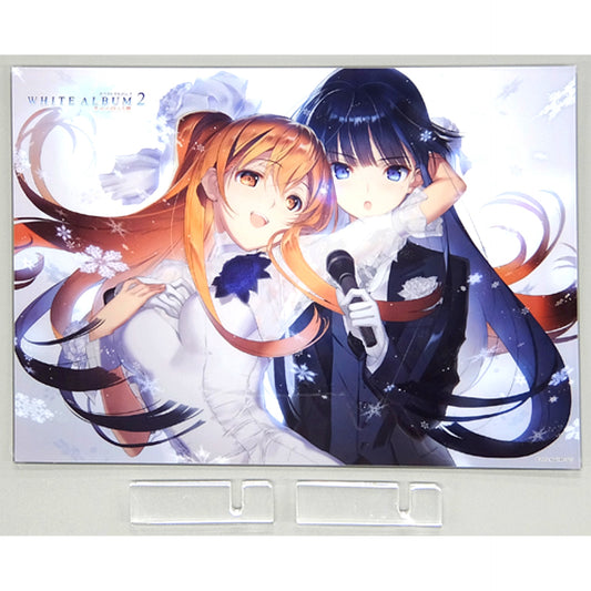 Setsuna Ogiso & Kazusa Touma Jacket Illustration WHITE ALBUM2 Acrylic Stand [USED]