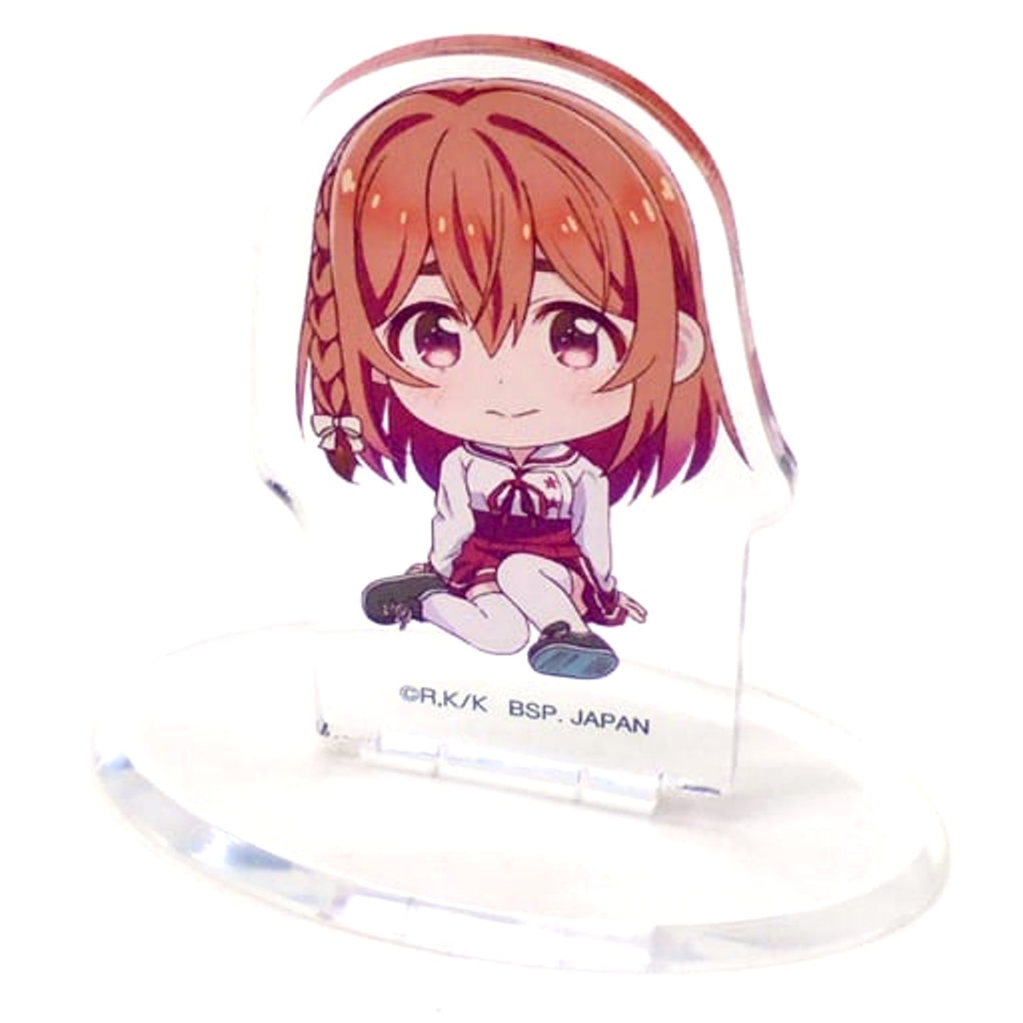 Ichiban Kuji Rent-A-Girlfriend Sumi Sakurasawa Kyun-Chara Illustrations Acrylic Stand Sitting Pose Prize G Acrylic Stands [USED]
