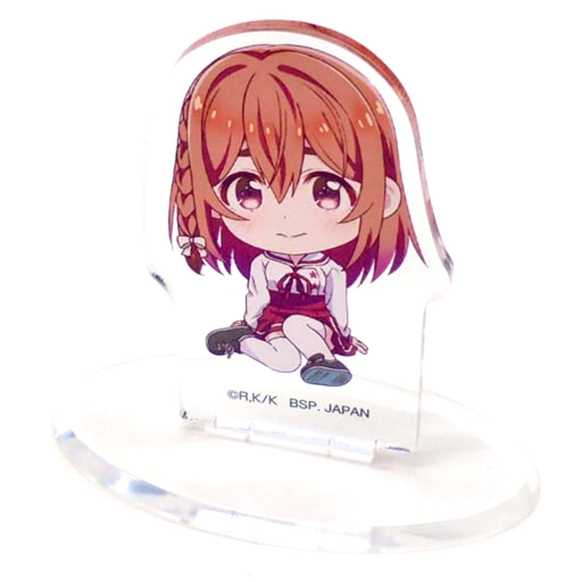 Ichiban Kuji Rent-A-Girlfriend Sumi Sakurasawa Kyun-Chara Illustrations Acrylic Stand Sitting Pose Prize G Acrylic Stands [USED]