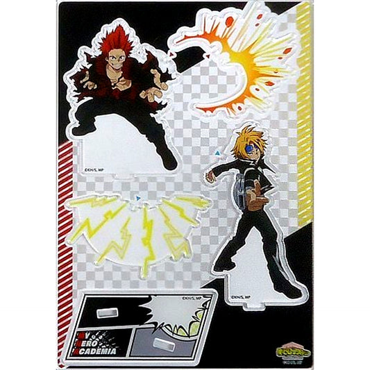 Eijiro Kirishima & Denki Kaminari My Hero Academia Chara Pop Store Acrylic Diorama [USED]