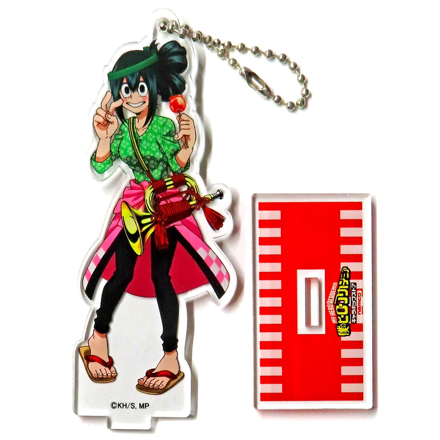 Tsuyu Asui Acrylic Stand My Hero Academia Chara Pop Store Tsuyu-chan's Lots of Friends Lottery Garapon 1st Prize Call Me Tsuyu-chan Prize [USED]