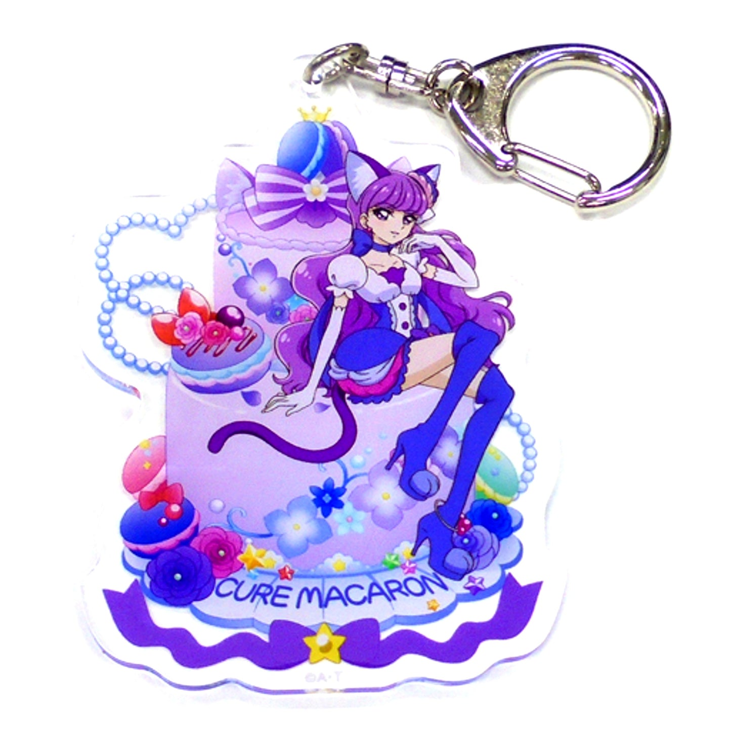Cure Macaron Kirakira PreCure a la Mode Birthday Sweets Acrylic Keychain Store [USED]