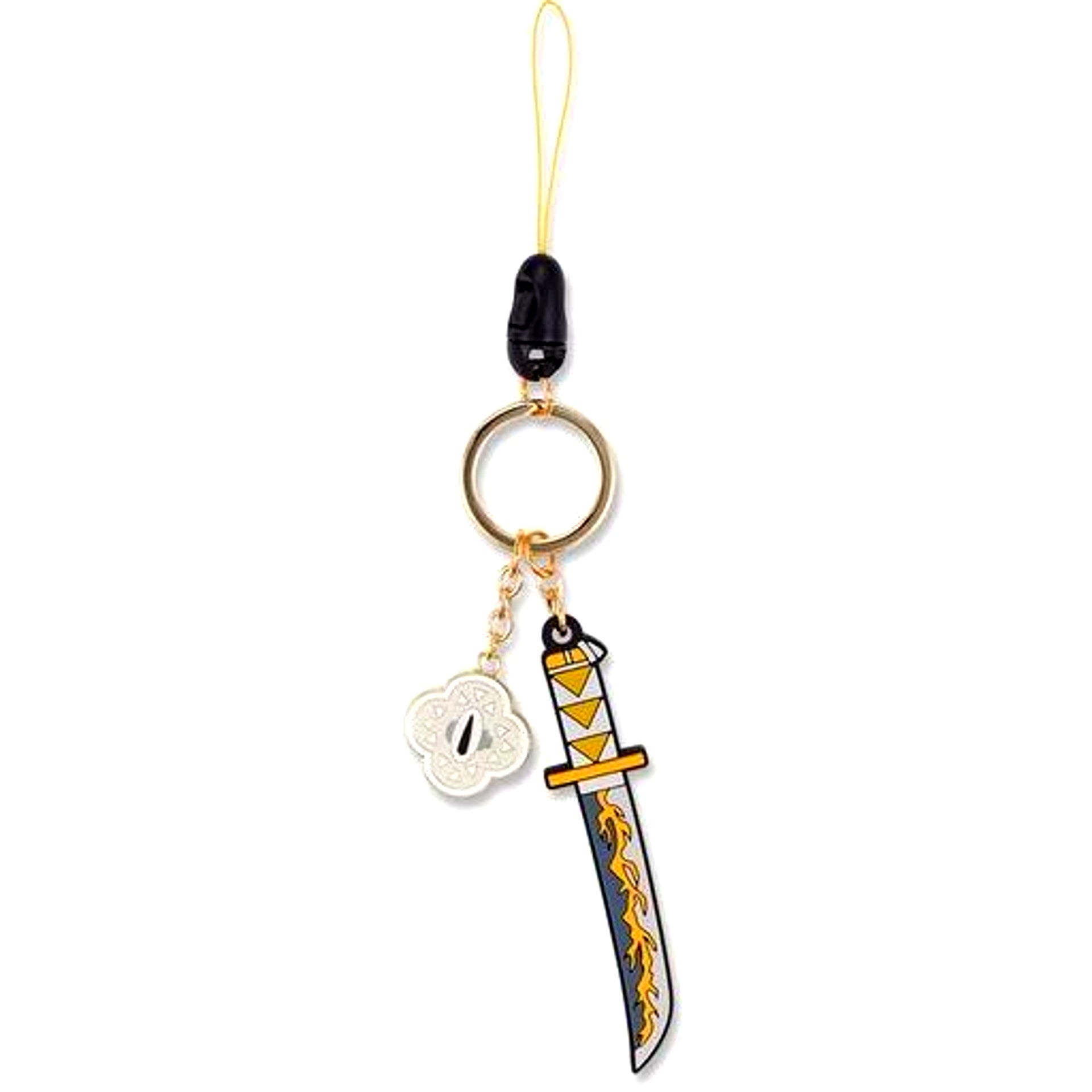Zenitsu Agatsuma Demon Slayer: Kimetsu no Yaiba Nichirin Sword Keychain [USED]