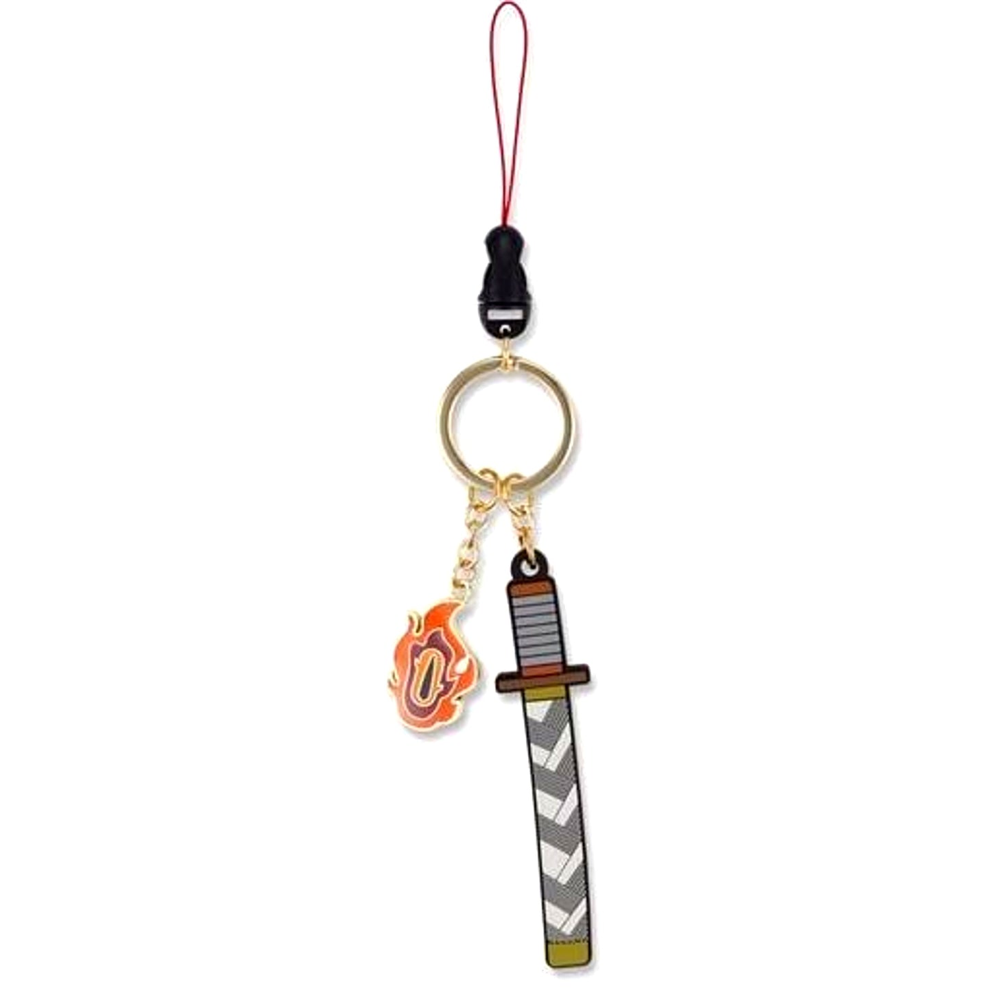 Kyojuro Rengoku Demon Slayer: Kimetsu no Yaiba Nichirin Sword Keychain [USED]