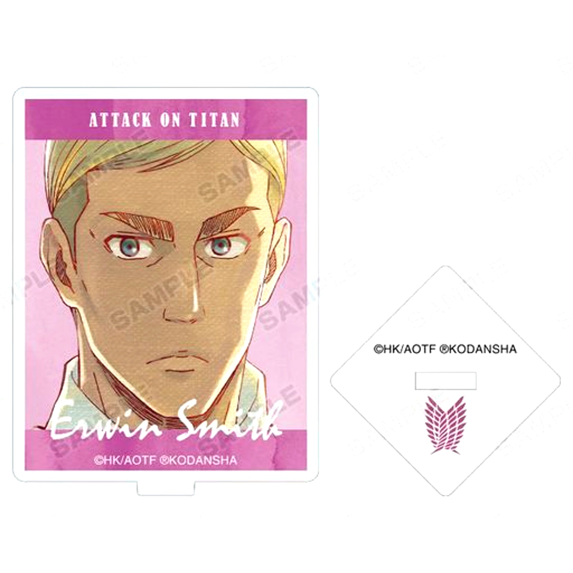 Erwin Smith Attack on Titan Trading Ani-Art Acrylic Stand Vol. 3 [USED]
