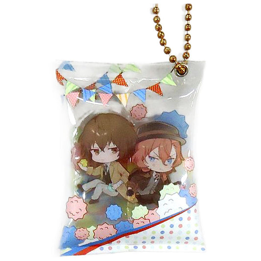 Bungo Stray Dogs Dead Apple Osamu Dazai Chuya Nakahara Snack Keychain animate Limited Original Box Purchase Privilege Keychains [USED]