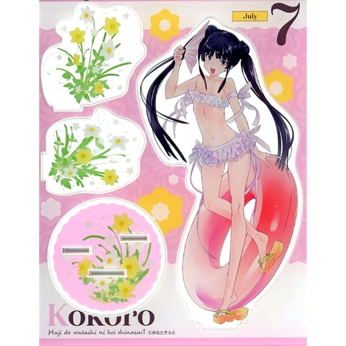Kokoro Shinagawa wagi Illustration Acrylic Figure Maji de Watashi ni Koi Shinasai! [USED]