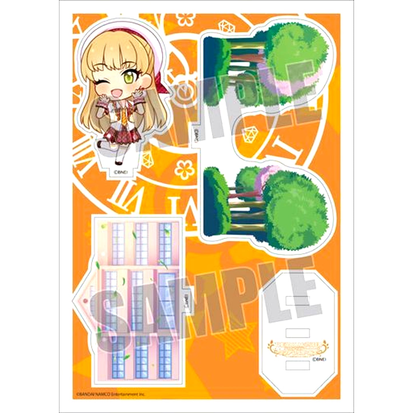 Rika Jogasaki The Idolmaster Cinderella Girls Acrylic Character Plate Petit 19 [USED]