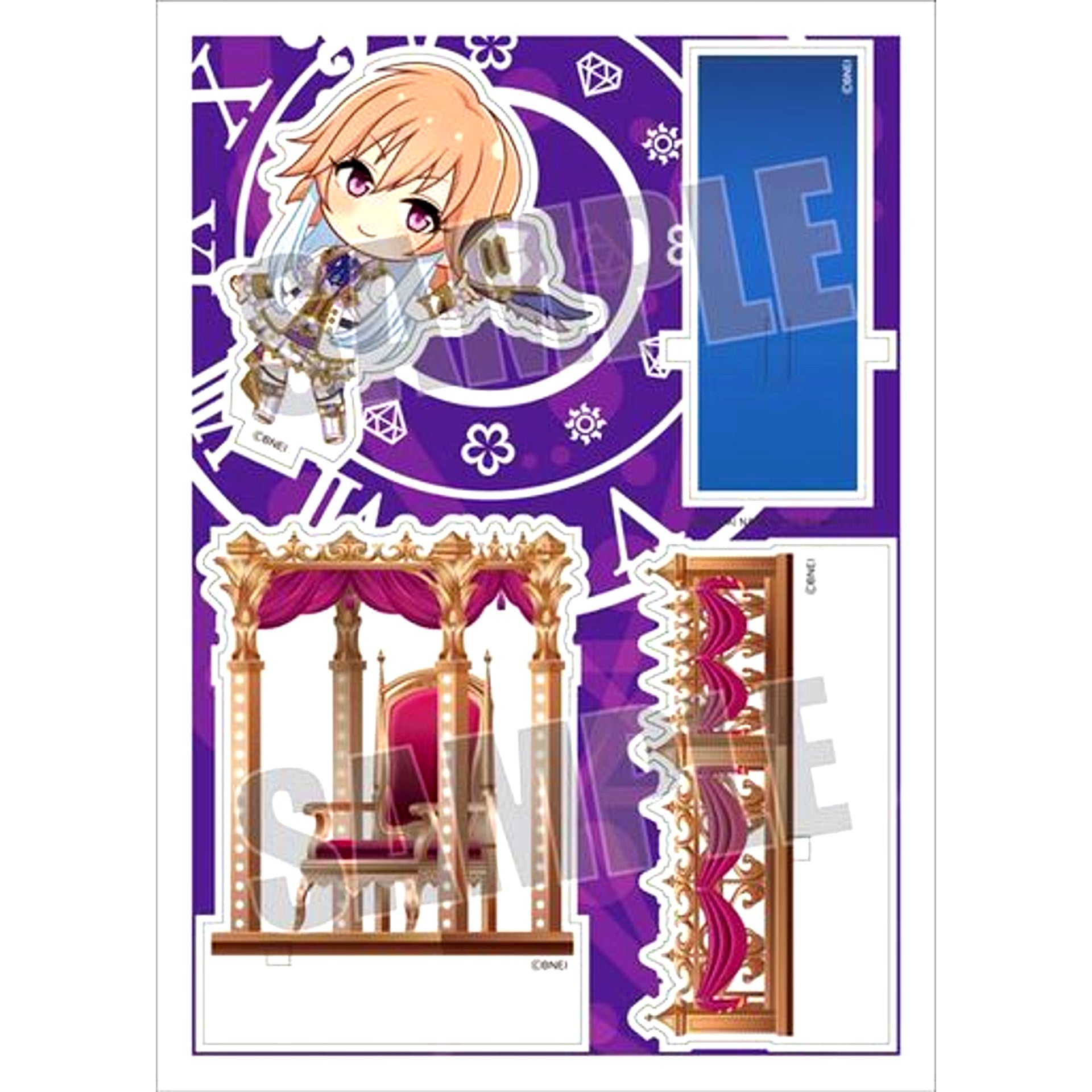 Asuka Ninomiya THE IDOLM@STER CINDERELLA GIRLS Acrylic Character Plate Petit 19 [USED]