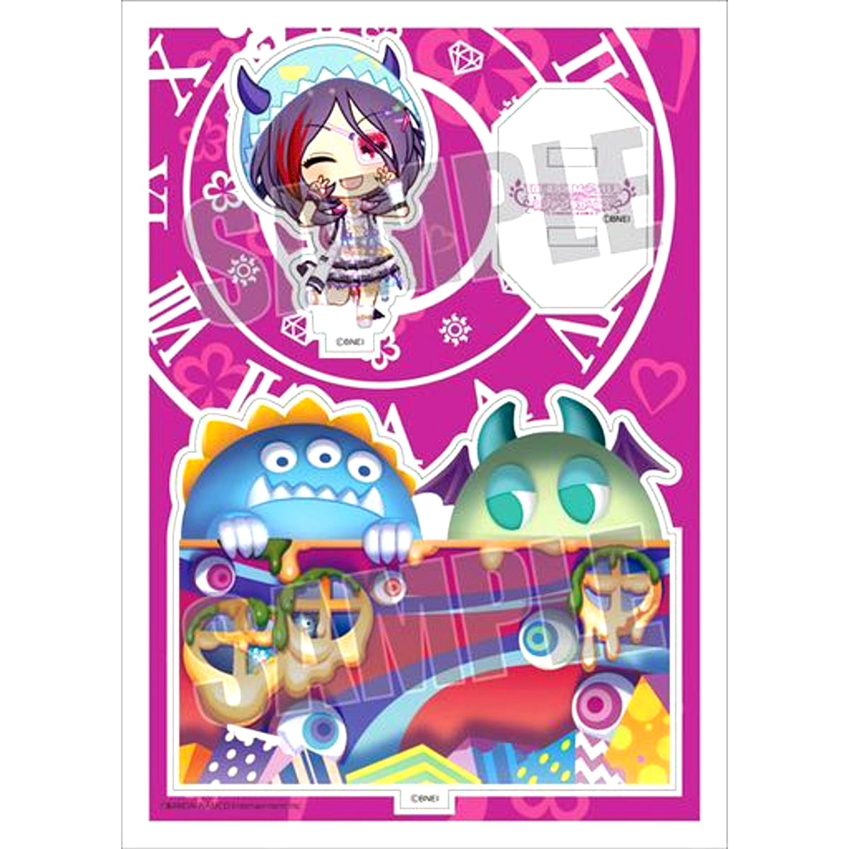 Mirei Hayasaka Acrylic Character Plate Petit 19 THE IDOLM@STER Cinderella Girls [USED]