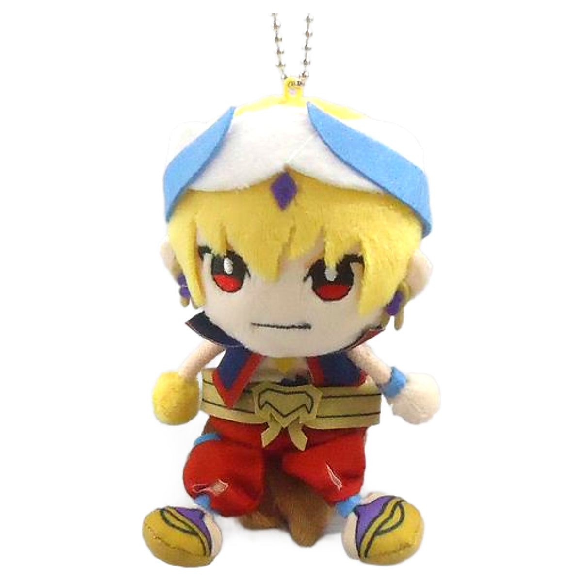 Fate/Grand Order: Absolute Demonic Front - Babylonia Caster/Gilgamesh Puppet Charm Keychains [USED]