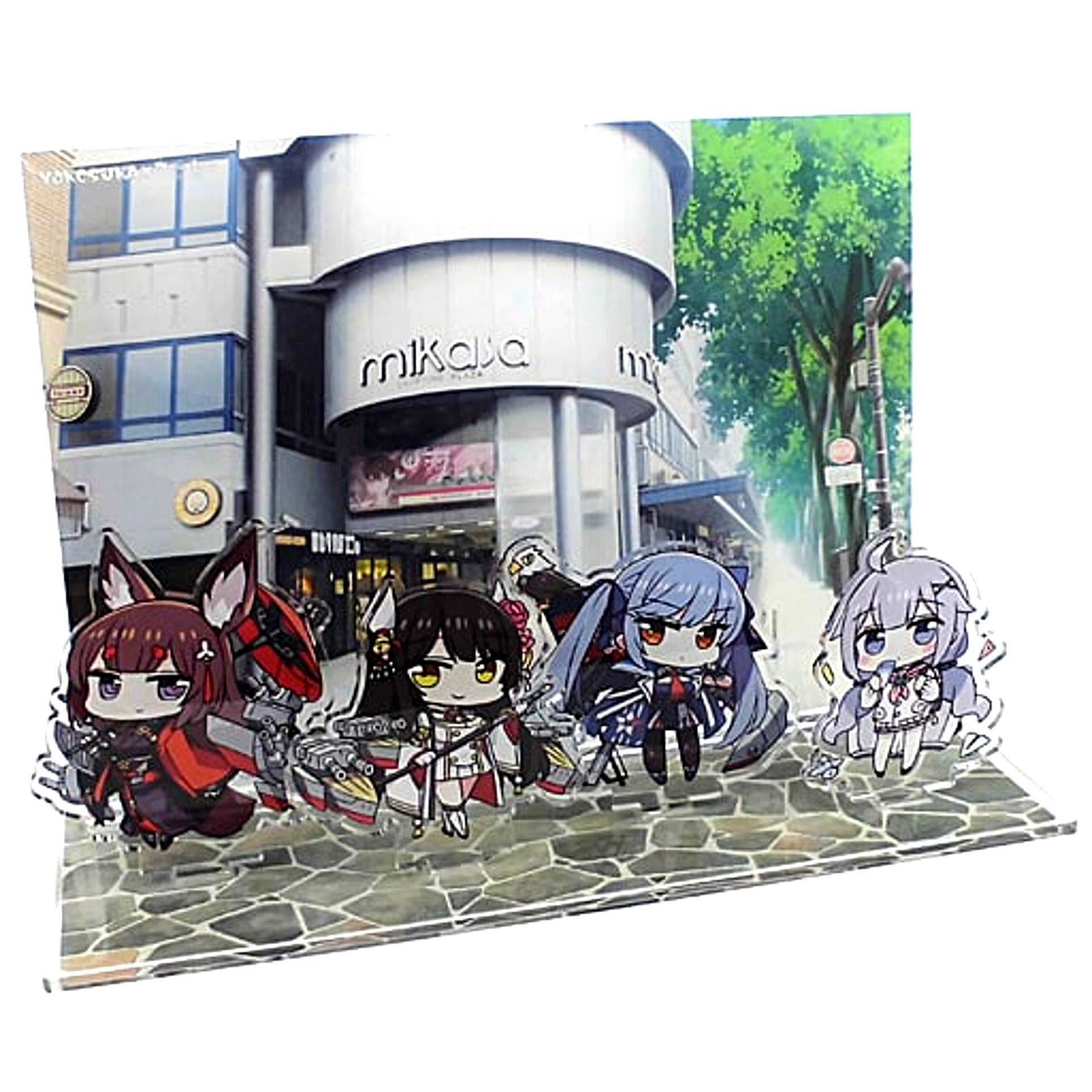 Amagi & Hiei & Essex & Unicorn Acrylic Diorama YOKOSUKA x Azur Lane [USED]