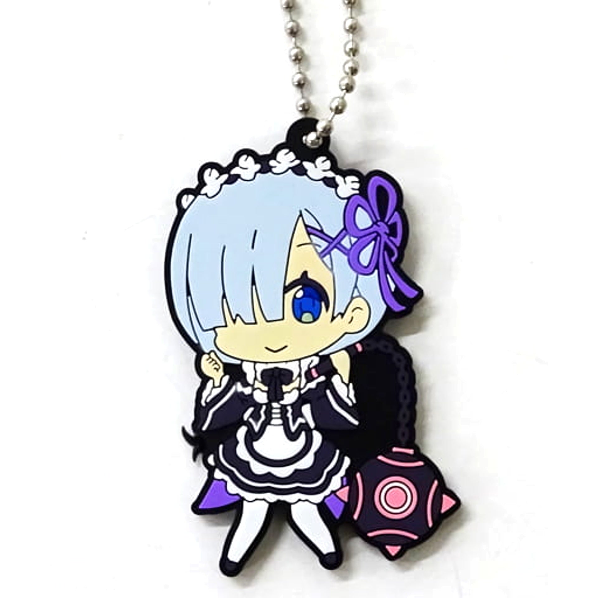 Re:ZERO -Starting Life in Another World- Rem Rubber Charm Monthly Comic Alive Limited September 2020 Issue Special Bonus Keychains [USED]