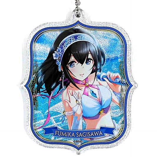 Fumika Sagisawa Hologram The Idolmaster Cinderella Girls Trading Acrylic Keychain Vol.1 B The Idolmaster x Tokyu Hands SUMMER LAB 2020 Goods [USED]
