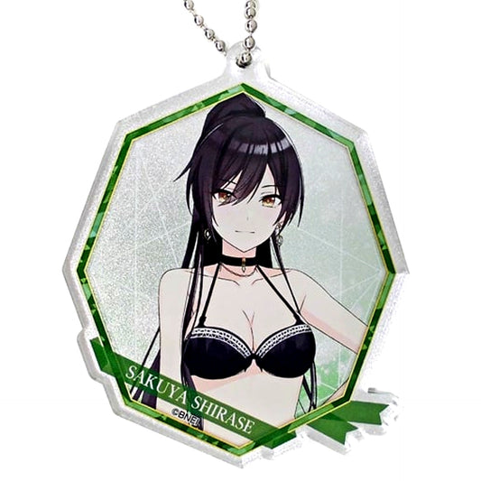 Sakuya Shirase Hologram The Idolm@ster Shiny Colors Trading Acrylic Keychain Vol.1 Tokyu Hands SUMMER LAB 2020 [USED]