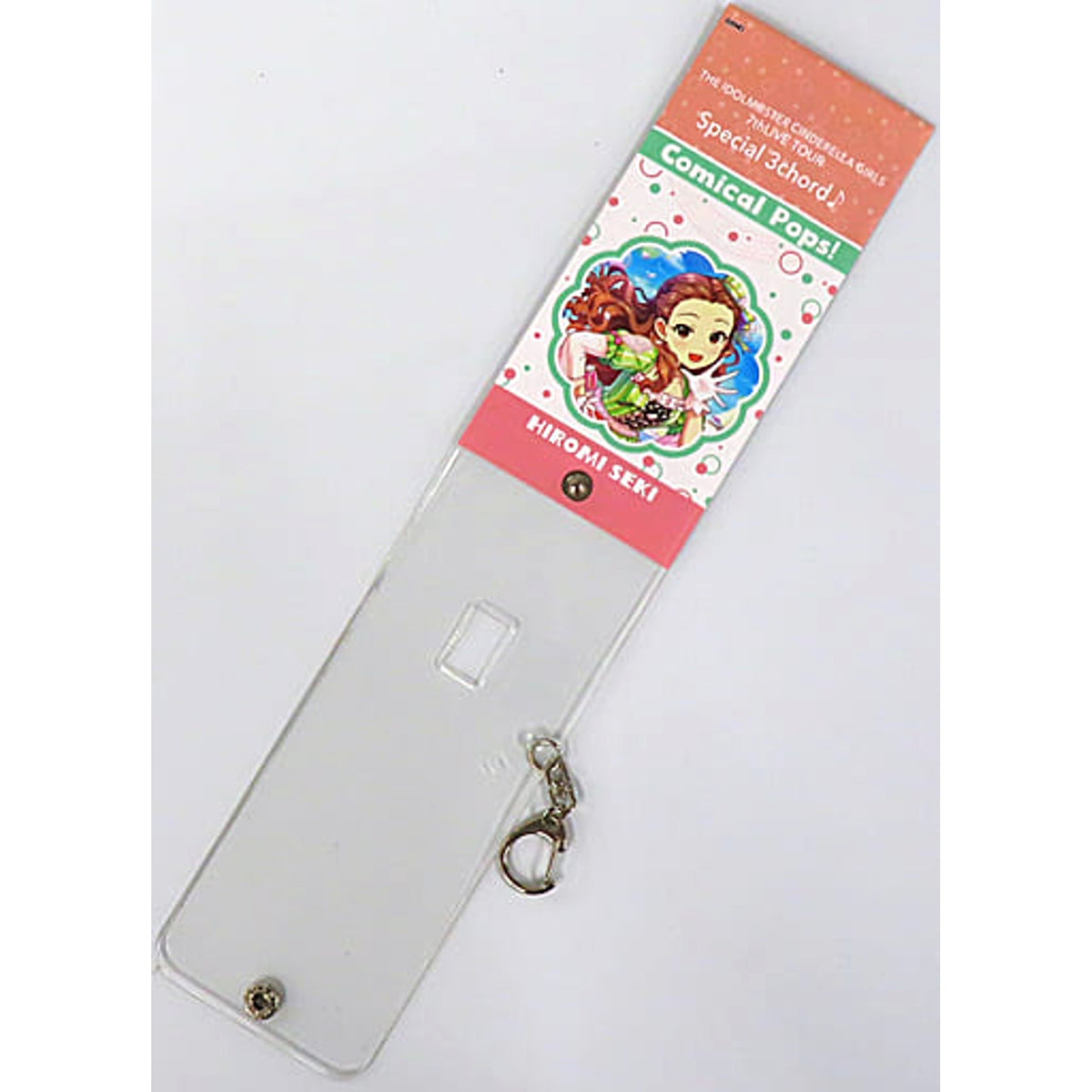 THE IDOLM@STER Cinderella Girls Hiromi Seki 7thLIVE TOUR Comical Pops! Ver. Official Concert Light Cover [USED]